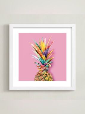 Pottery Barn Teen x Minted EttaVee “Pineapple Crown” Framed Print (Discontinued)